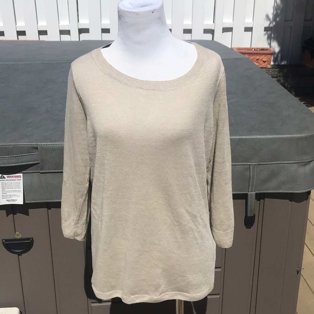 J.crew 100 percent linen sweater new with tags